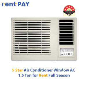 5 Star Window AC 1.5 Ton for Rent Full Season